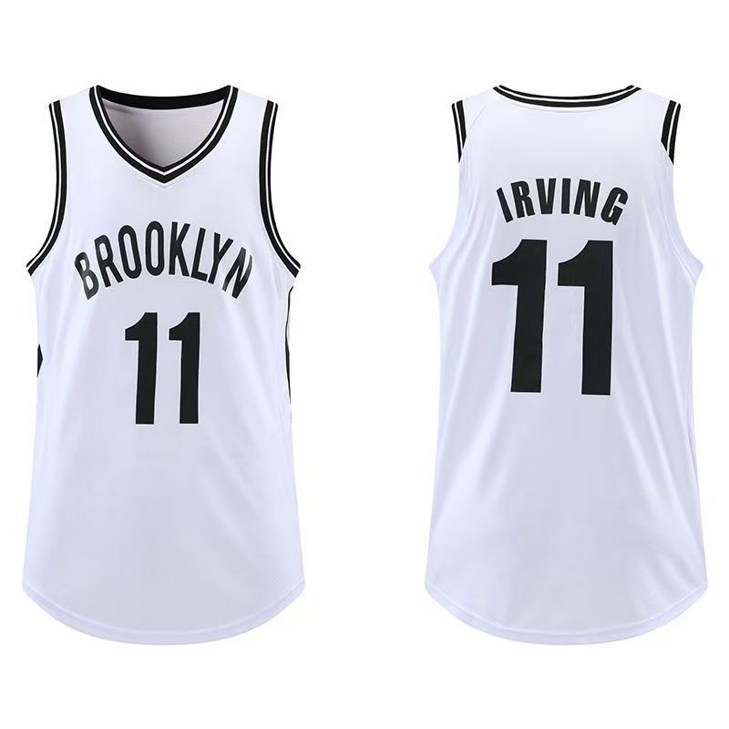 Irving jersey, Kyle Bucks letter song, Bulls Warriors 11 #Brunson embroidered sports casual basketball uniform for men