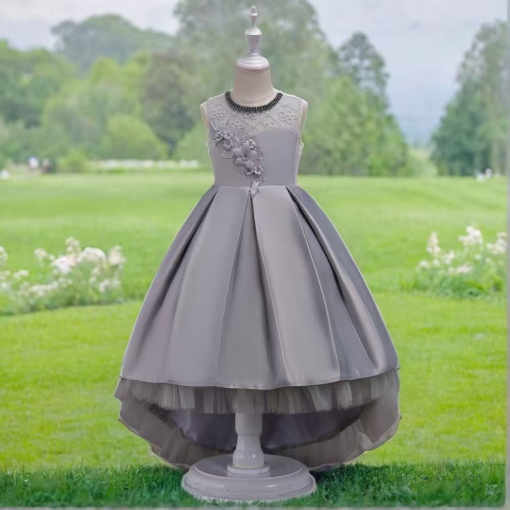 Party Girls Dress Elegant Christmas Performance Kids Dresses For Girls Clothes Children Princess Kids Wedding Dress