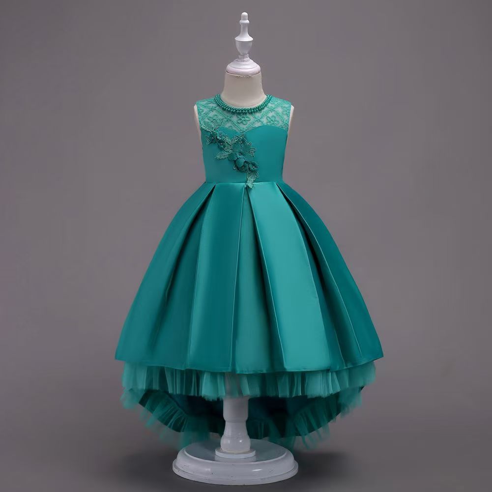 Party Girls Dress Elegant Christmas Performance Kids Dresses For Girls Clothes Children Princess Kids Wedding Dress