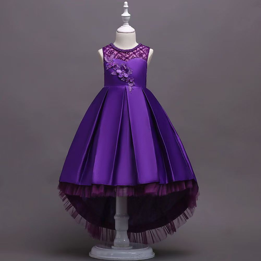 Party Girls Dress Elegant Christmas Performance Kids Dresses For Girls Clothes Children Princess Kids Wedding Dress