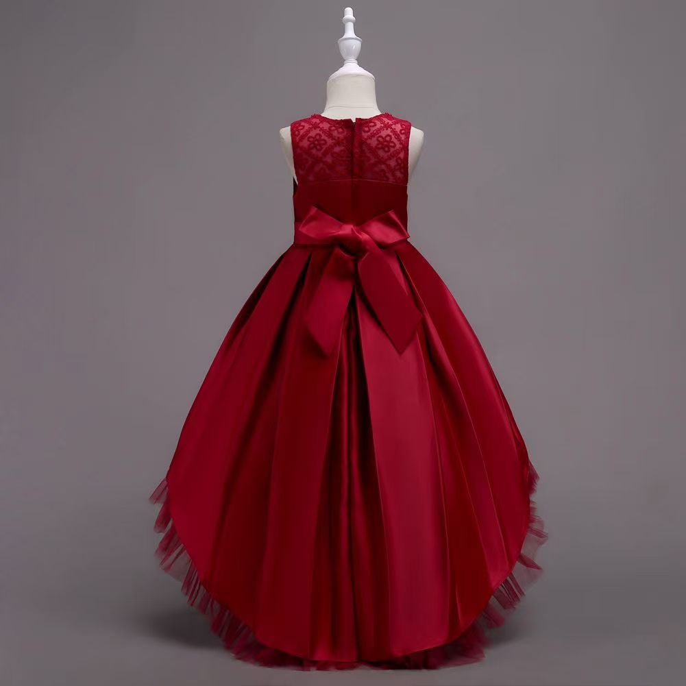 Party Girls Dress Elegant Christmas Performance Kids Dresses For Girls Clothes Children Princess Kids Wedding Dress