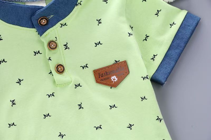 2 pcs Children Boys Clothing Sets Baby Boys Top + shorts Summer Set Toddler Kids Tracksuit Clothes Sport suit Set