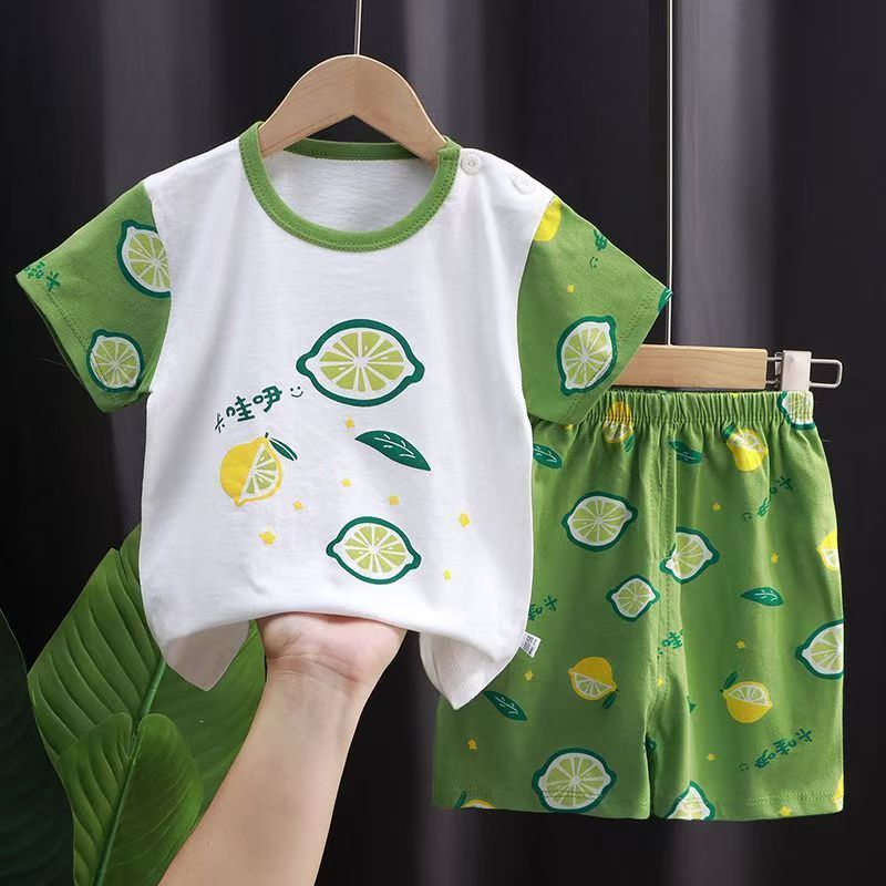 Summer Baby Boys Clothing Set Boys Tracksuit Clothes T-shirt tops + shorts 2pcs Sport Suit Sets Children Costume