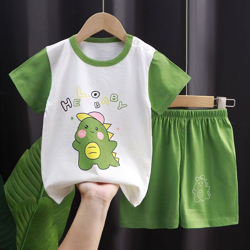 Summer Baby Boys Clothing Set Boys Tracksuit Clothes T-shirt tops + shorts 2pcs Sport Suit Sets Children Costume