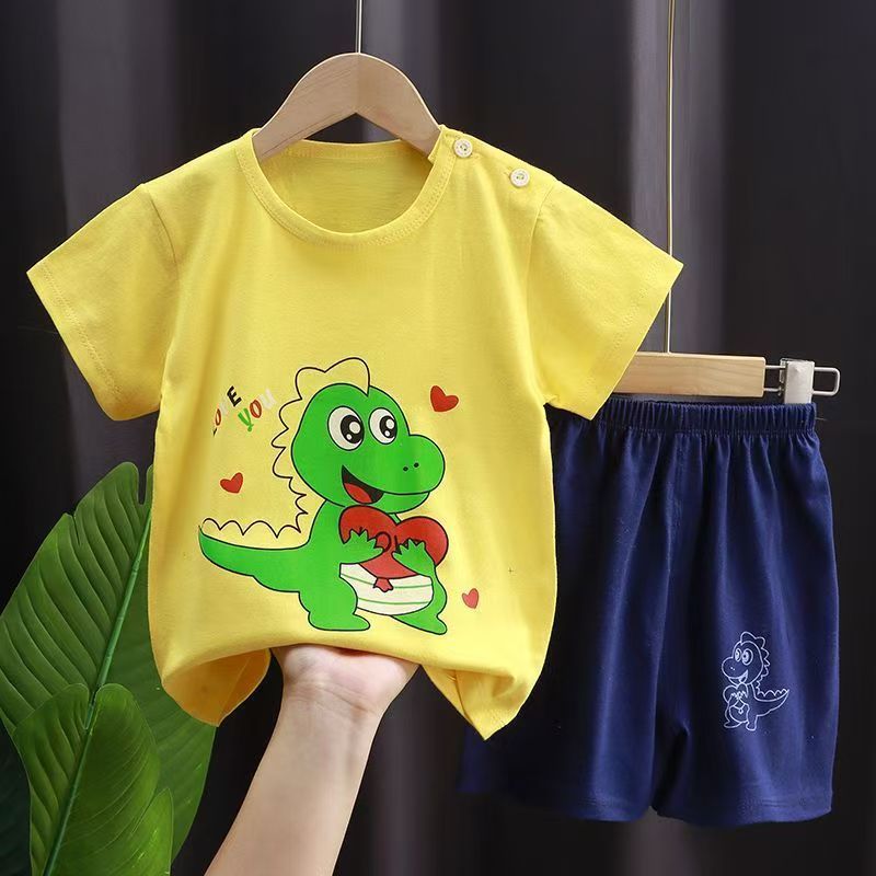 Summer Baby Boys Clothing Set Boys Tracksuit Clothes T-shirt tops + shorts 2pcs Sport Suit Sets Children Costume