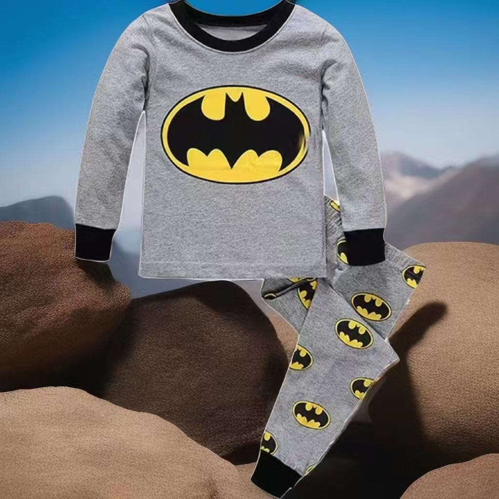2pcs/Set Children Set Boys Shirt Pant Set Baby Kid Pajamas Nightwear Home Clothing Set Kids Cotton Suit Wear