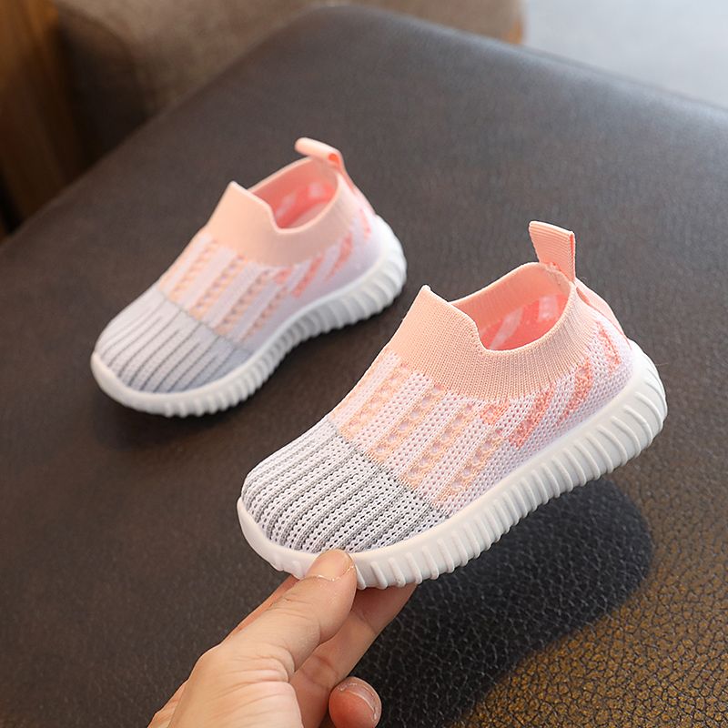 Kids Shoes Children's shoes breathable student shoes casual shoes boys and girls flying knit single shoes