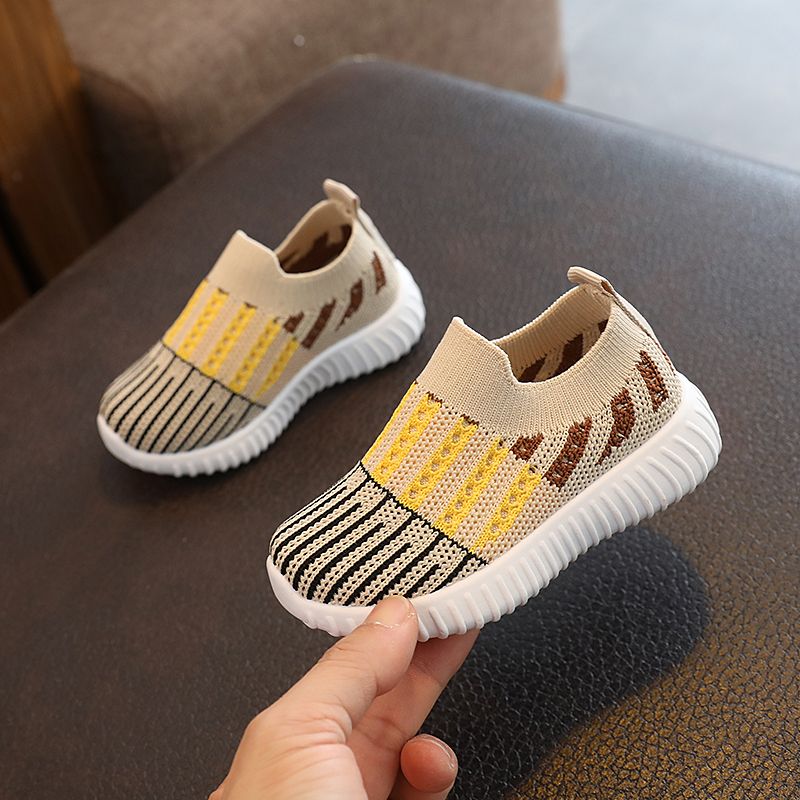 Kids Shoes Children's shoes breathable student shoes casual shoes boys and girls flying knit single shoes