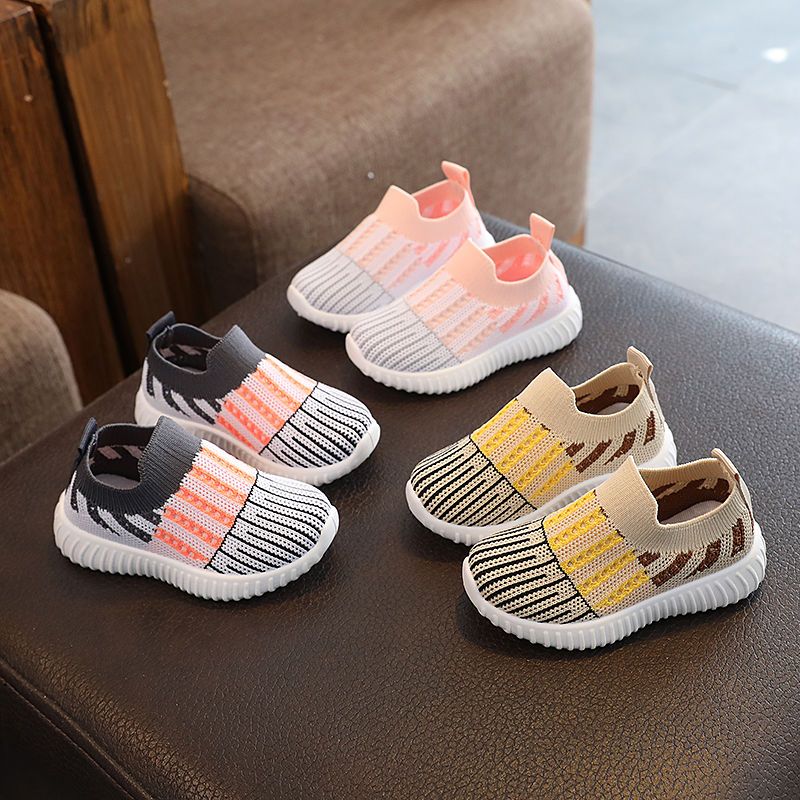 Kids Shoes Children's shoes breathable student shoes casual shoes boys and girls flying knit single shoes