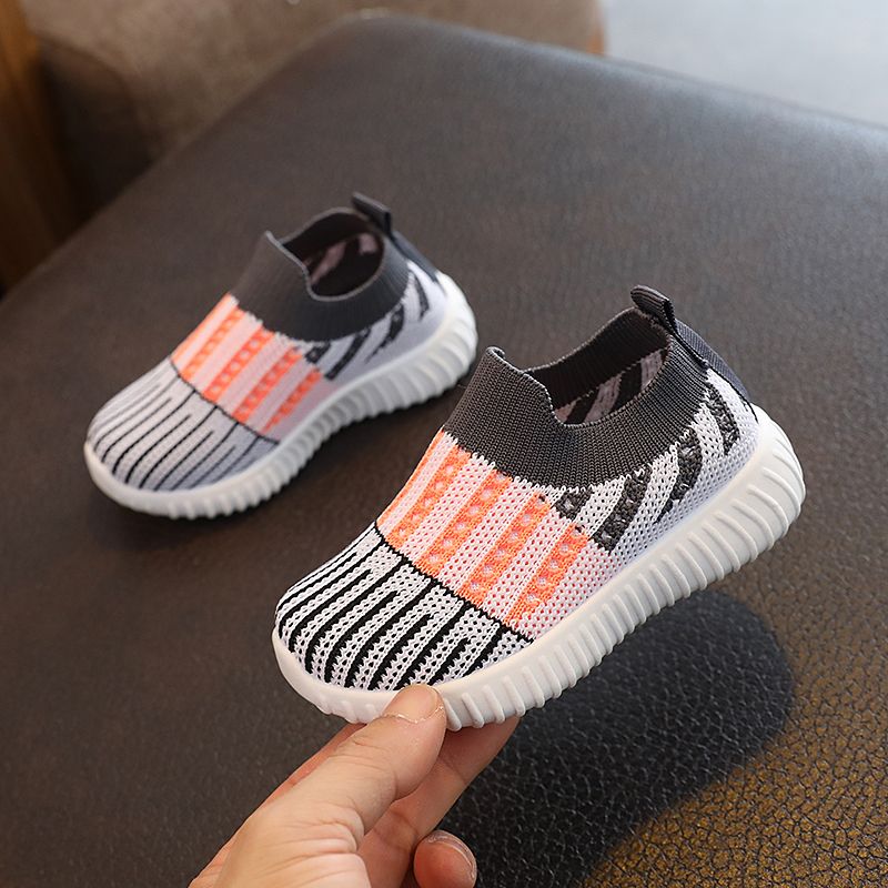 Kids Shoes Children's shoes breathable student shoes casual shoes boys and girls flying knit single shoes