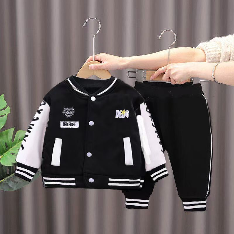 Baby Autumn Set  New Boys Spring and Autumn Fashionable Two Piece Set 0-1-5 Years Old