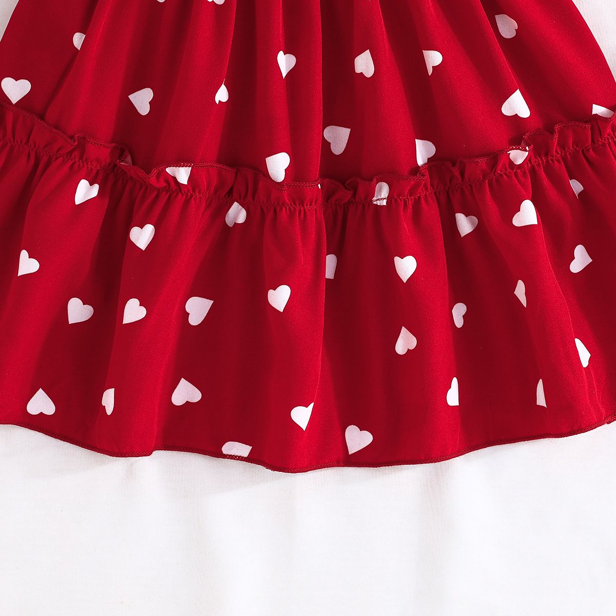New Summer Dress Toddler Kids Baby Girls Lovely Birthday Clothes red Striped Off-shoulder Ruffles Party Gown Dresses+Hair accessories