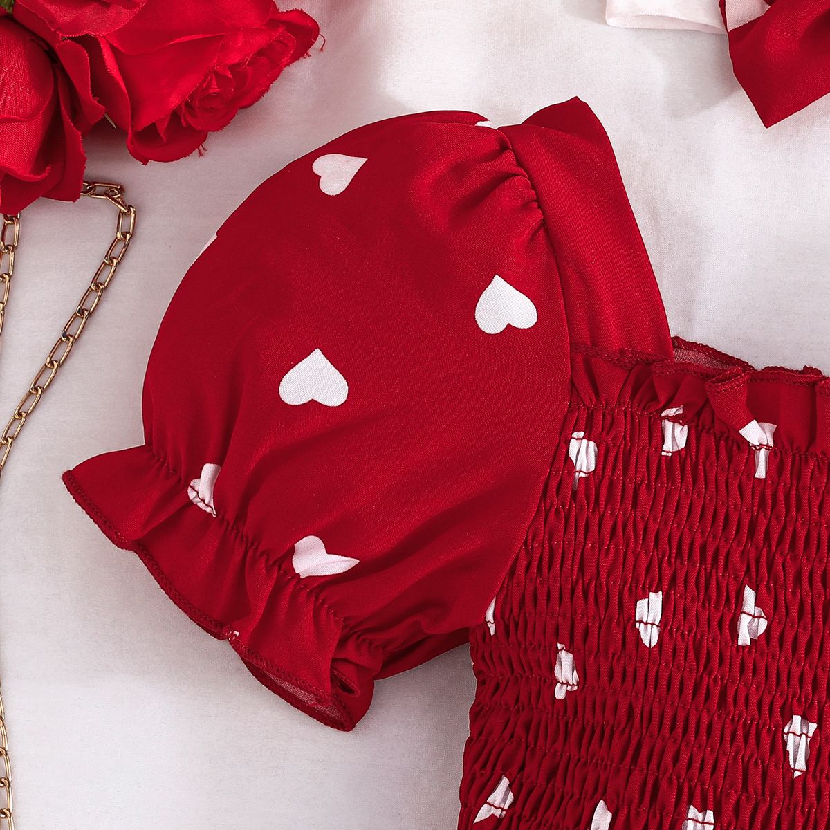 New Summer Dress Toddler Kids Baby Girls Lovely Birthday Clothes red Striped Off-shoulder Ruffles Party Gown Dresses+Hair accessories