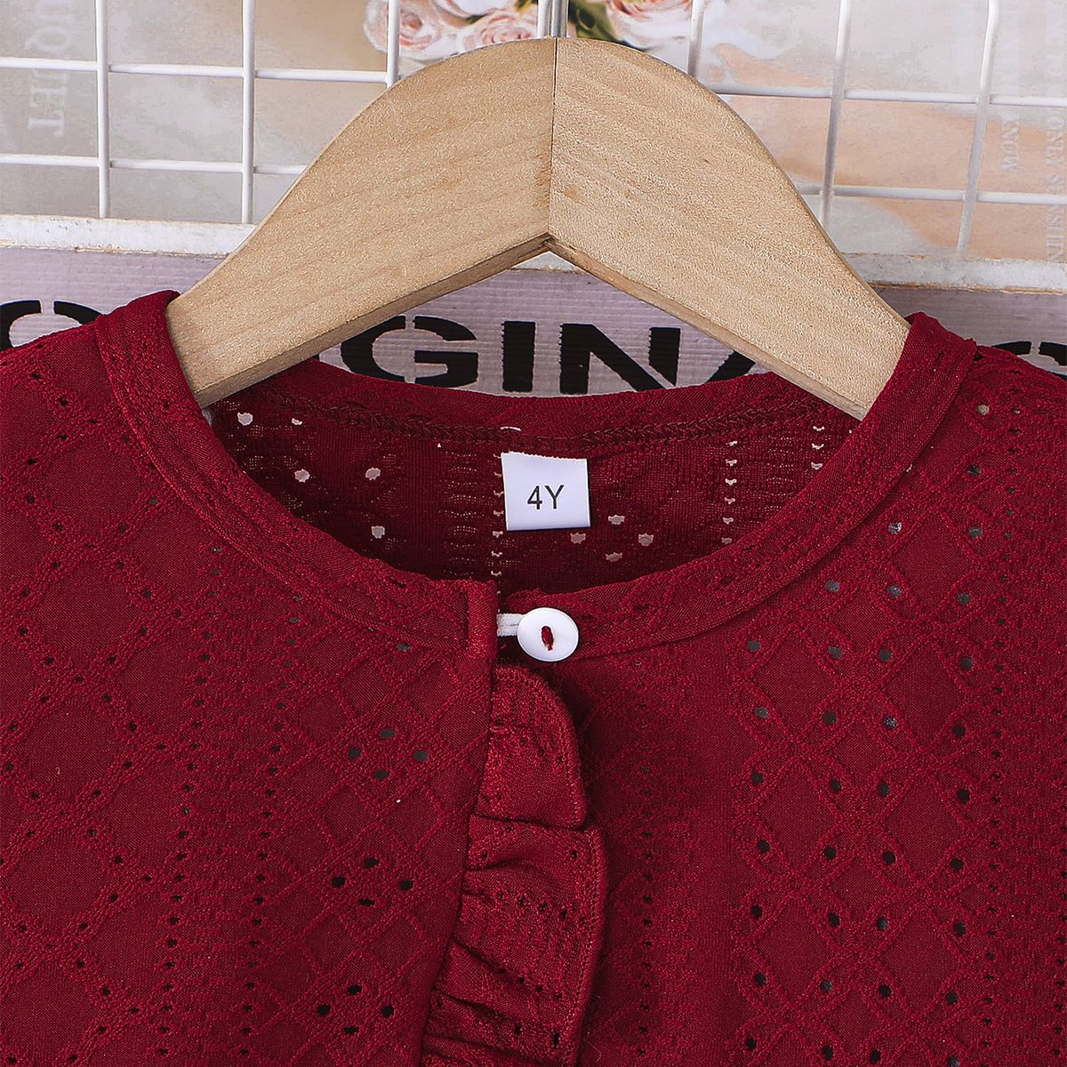 New Cute Lady Jacquard Children's Dress Short Coat+Rose Pattern Skirt Strap Skirt Summer New Girls' Dress