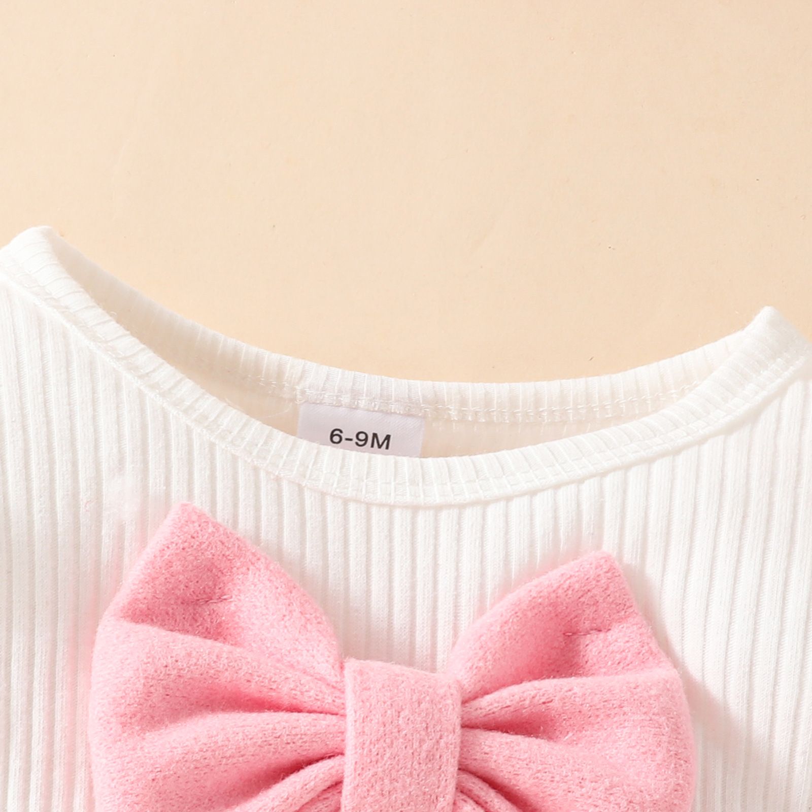 Fashionable girl's beautiful clothes big bow beret+long sleeved top+skirt three piece set