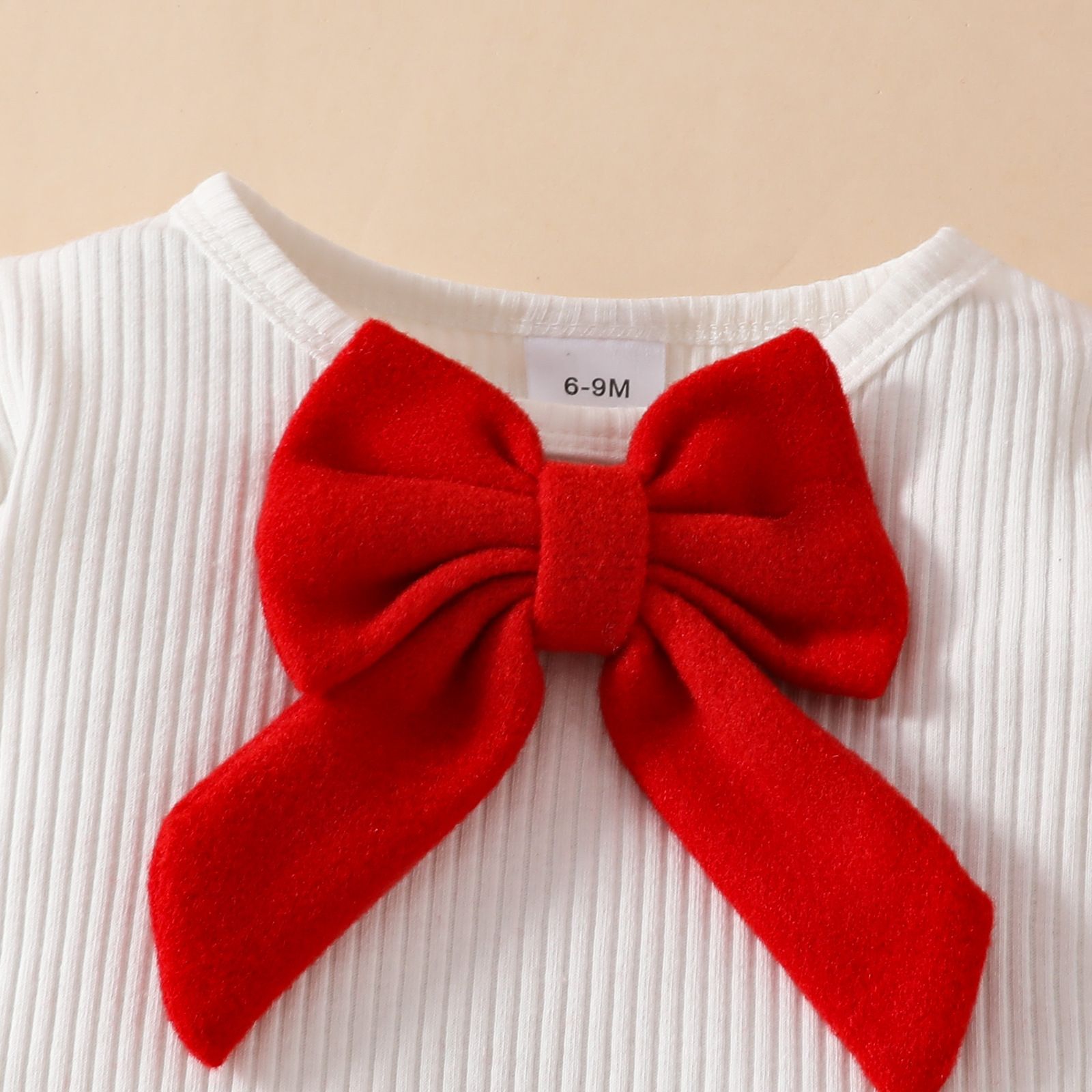 Fashionable girl's beautiful clothes big bow beret+long sleeved top+skirt three piece set