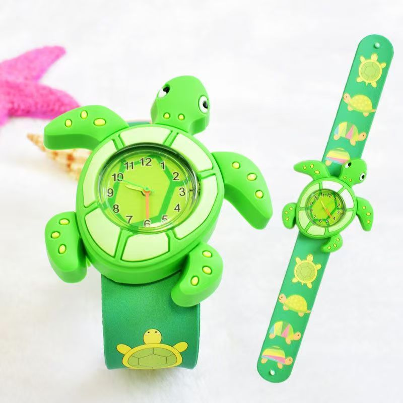 Cartoon Silicone Kids Childrens Girls Quartz Casual Wrist Watches for Xmas or Birthday Party