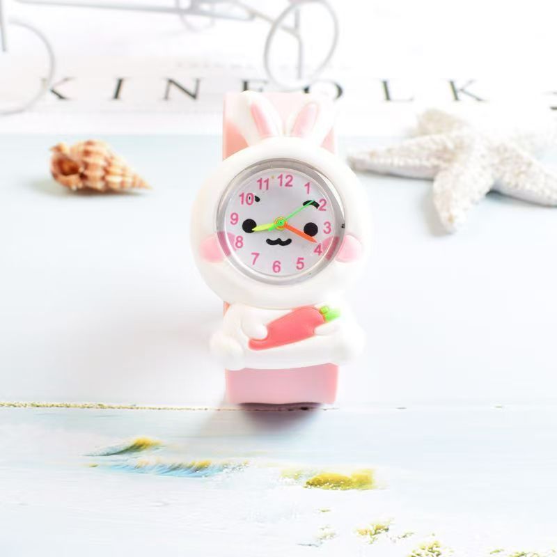 Cartoon Silicone Kids Childrens Girls Quartz Casual Wrist Watches for Xmas or Birthday Party