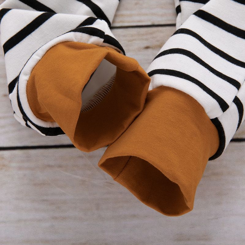MUQGEW Winter Baby Newborn Baby Boy Girl Clothes Feather T shirt Tops Striped Pants Clothes Outfits Set vetement enfant fille