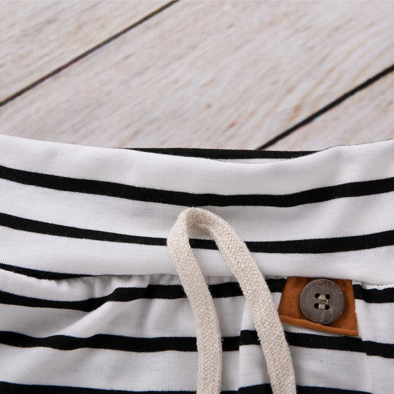 MUQGEW Winter Baby Newborn Baby Boy Girl Clothes Feather T shirt Tops Striped Pants Clothes Outfits Set vetement enfant fille