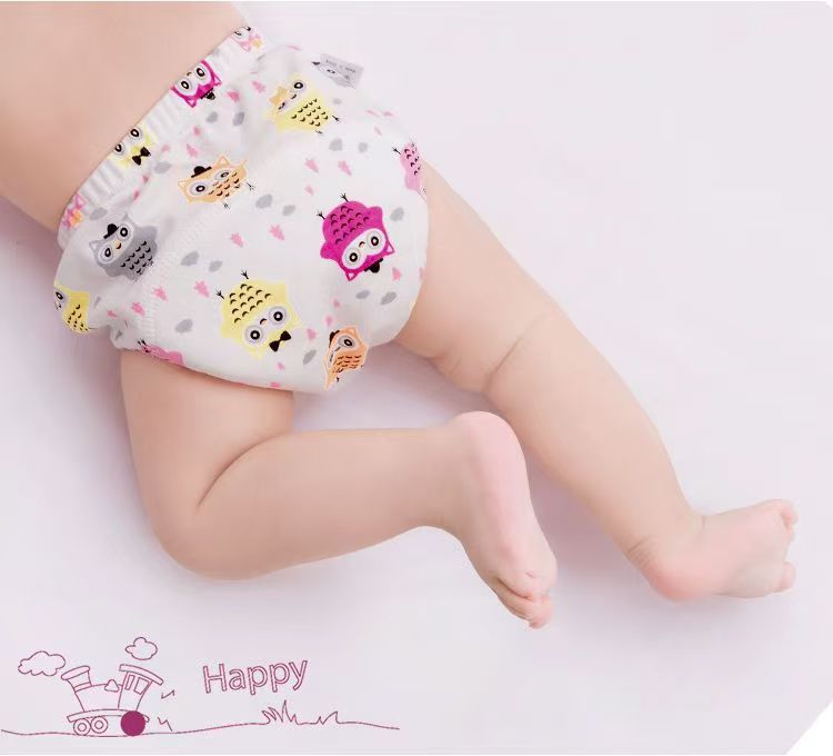 3-piece set  Baby training Pants underwear BABY Boy Girl Cloth toilet ring diaper pocket waterproof and leak proof cotton washable baby diaper