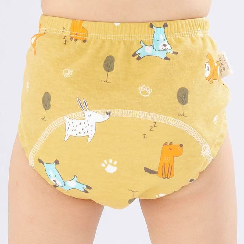 3-piece set  Baby training Pants underwear BABY Boy Girl Cloth toilet ring diaper pocket waterproof and leak proof cotton washable baby diaper