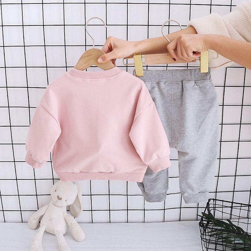 2Pcs Baby Girls Clothing Sets Autumn Winter Toddler Girls Clothes Kids Tracksuit For Girl Suit Children Clothing 1 to 6 Year