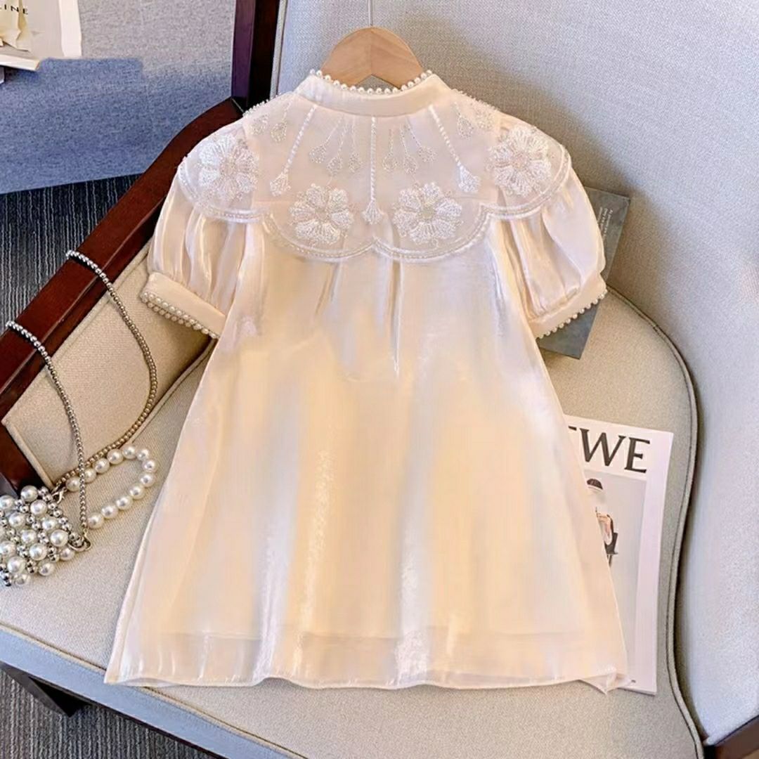 Summer children's dress ancient style Hanfu sweet Chinese style ancient costume horse face skirt new Chinese style girls' set dress new style girls' dress