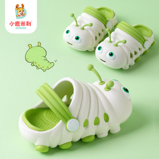 Children's sandals cute caterpillar cave shoes boys girls slippers non-slip wear-resistant children's shoes