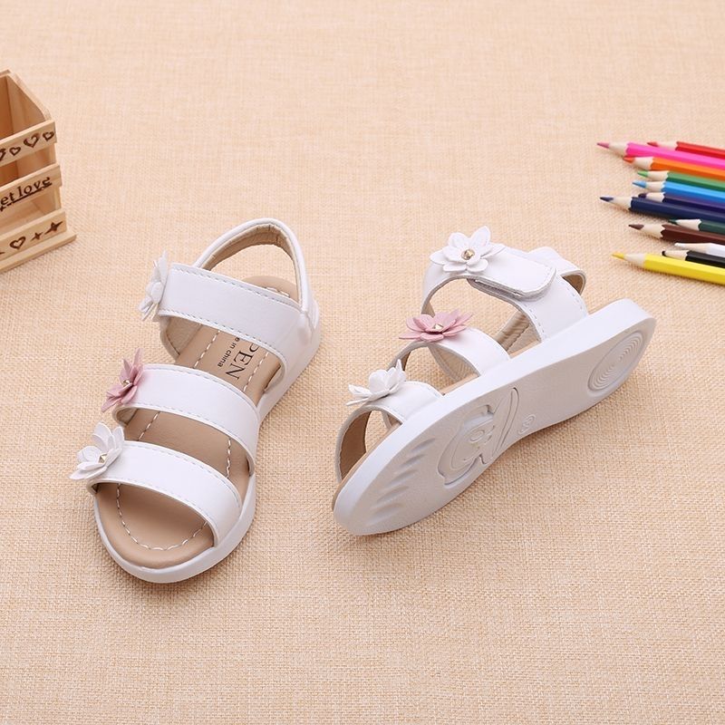 Children's shoes Summer new kids shoes Lovely flower shoes Fashion girl sandals Magic baby shoes for kiad 21-30