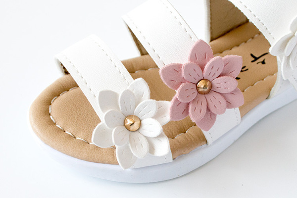 Children's shoes Summer new kids shoes Lovely flower shoes Fashion girl sandals Magic baby shoes for kiad 21-30
