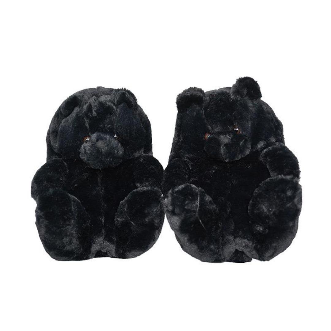 Giant Fluffy Adult Teddy Bear indoors shoes for Women and Teens -One size Fully Indoors Slippers