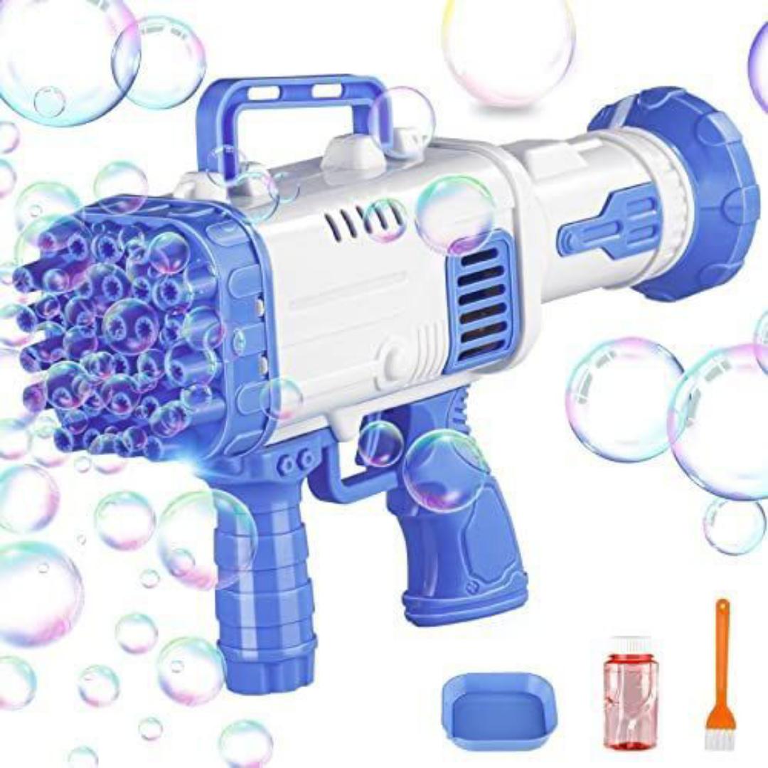 Bubble Toy Machine Gun For All Kids./ Party Bubble Gun.
Containing 32 hole gattling bubble machine