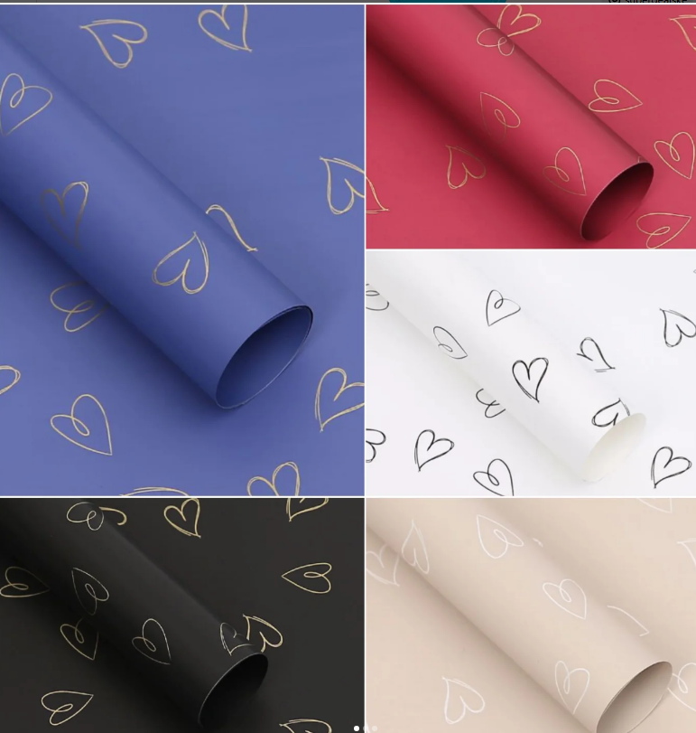 Gift wrapper, flower wrapping paper