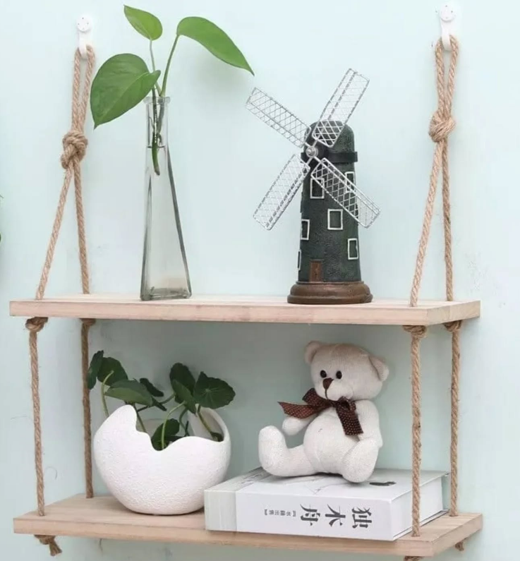2 Layer Hanging Shelves, floating shelf