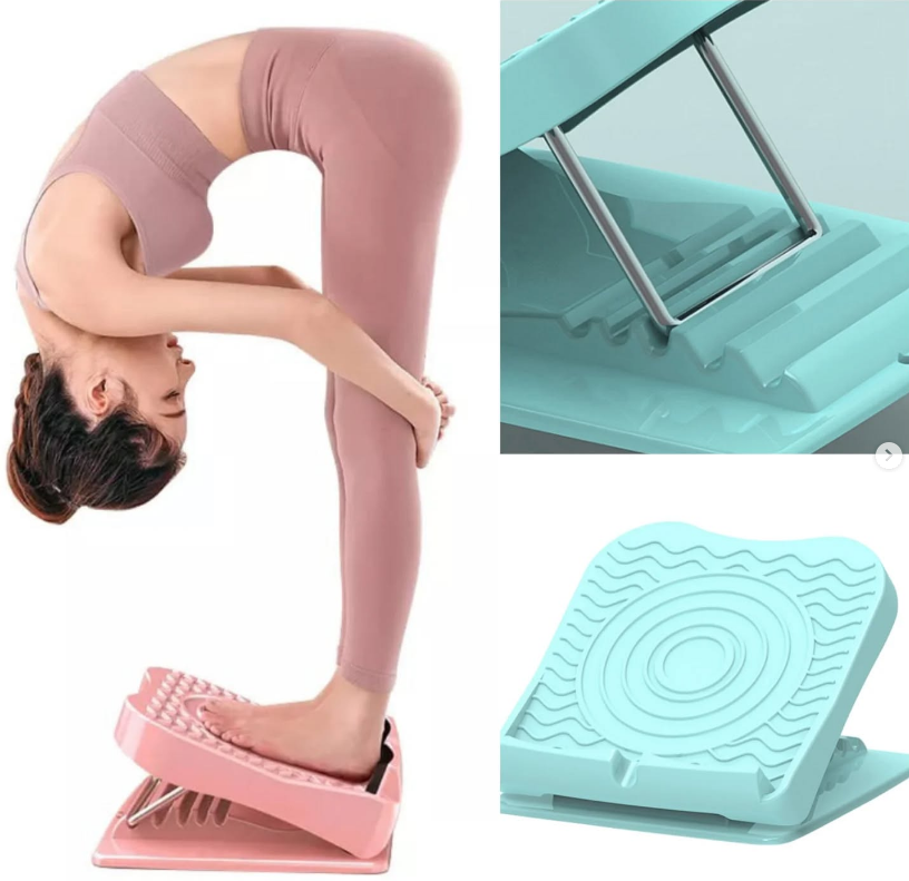 Adjustable 5-Level Calf Stretcher Slant Board Portable Calf Stretcher, Desk Foot Rest, Foot Stool, Anti Slip Design, Ankle Stretching