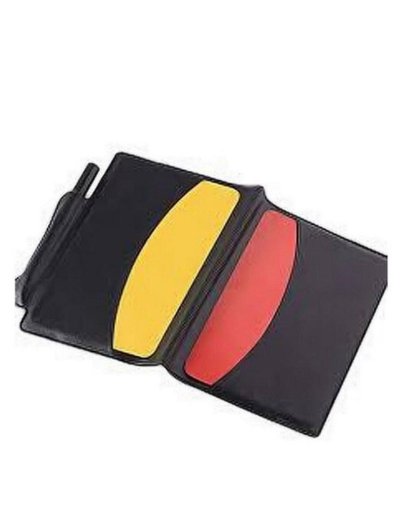 Referee Cards for Soccer - 2 Cards + Notebook with Pencil REF01