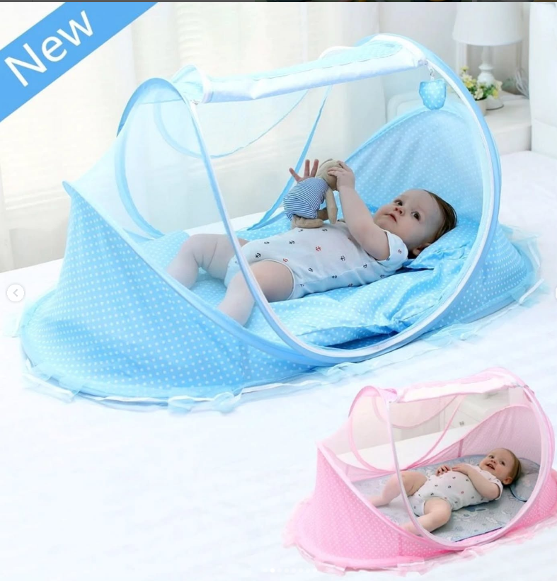 Portable Foldable Baby Netting Polyes Newborn Sleep Bed Travel Baby Mosquito Nets Travel Bed Netting Play Tent Children.