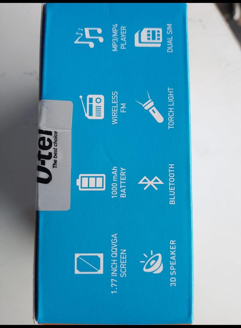 Utel U2160 Mobile Phone

 Dual sim mobile phone with 12 months warranty
