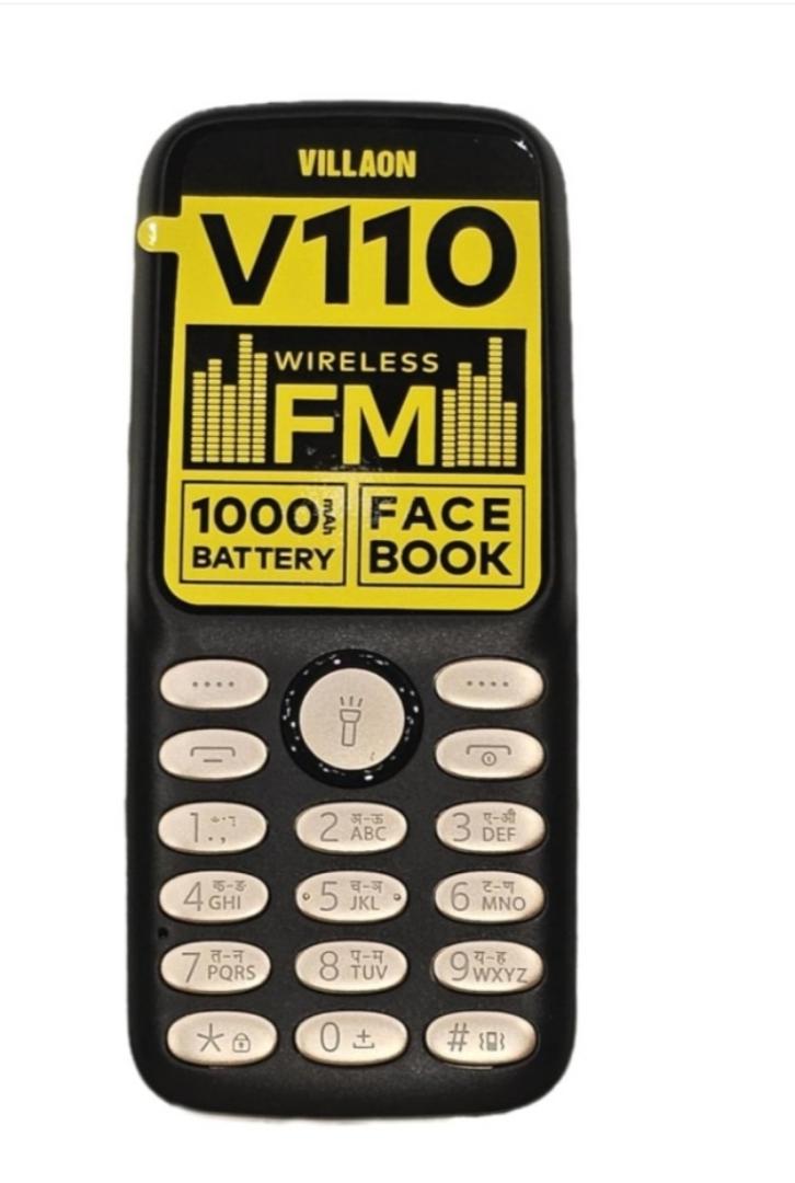Villaon V110 mobile phone 

1000mAh Battery

Wireless FM

1.77” Screen

Dial Large Fonts

Earphone Jack

Auto Call Recording

Dual Sim Card

32 GB Expandable Memory