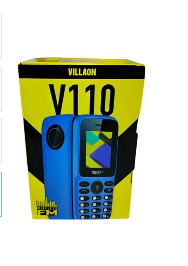 Villaon V110 mobile phone 

1000mAh Battery

Wireless FM

1.77” Screen

Dial Large Fonts

Earphone Jack

Auto Call Recording

Dual Sim Card

32 GB Expandable Memory