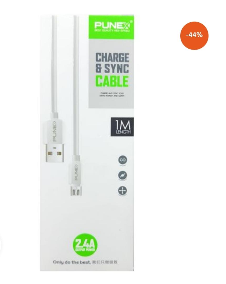 Punex Charging, Data And Synchronisation Cable-PU-100 MICRO