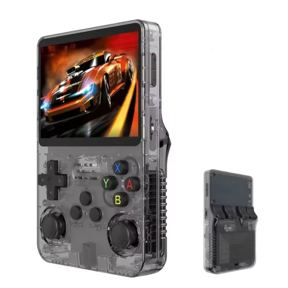 R36S Retro Handheld Game Console Operating System Linux, 64GB, 15000+ Pocket Video Games, 3.5 Inch IPS Screen