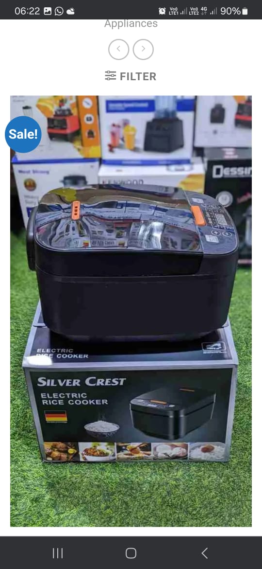 🍚 Multi Cooker 9-in-1 Silver Krest Rice Cooker – Your Ultimate Kitchen Companion 🍚

9 Cooking Functions in 1: Enjoy the versatility of cooking rice, soups, stews, steam dishes, slow cook, and more –
