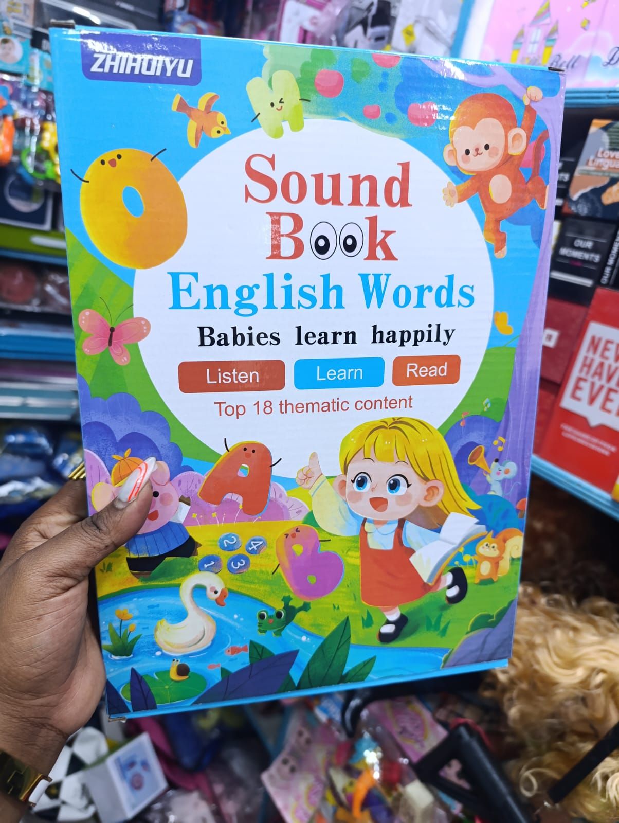 Kids English Sound Book — Interactive Learning for Toddlers & Early Learners 🗣️