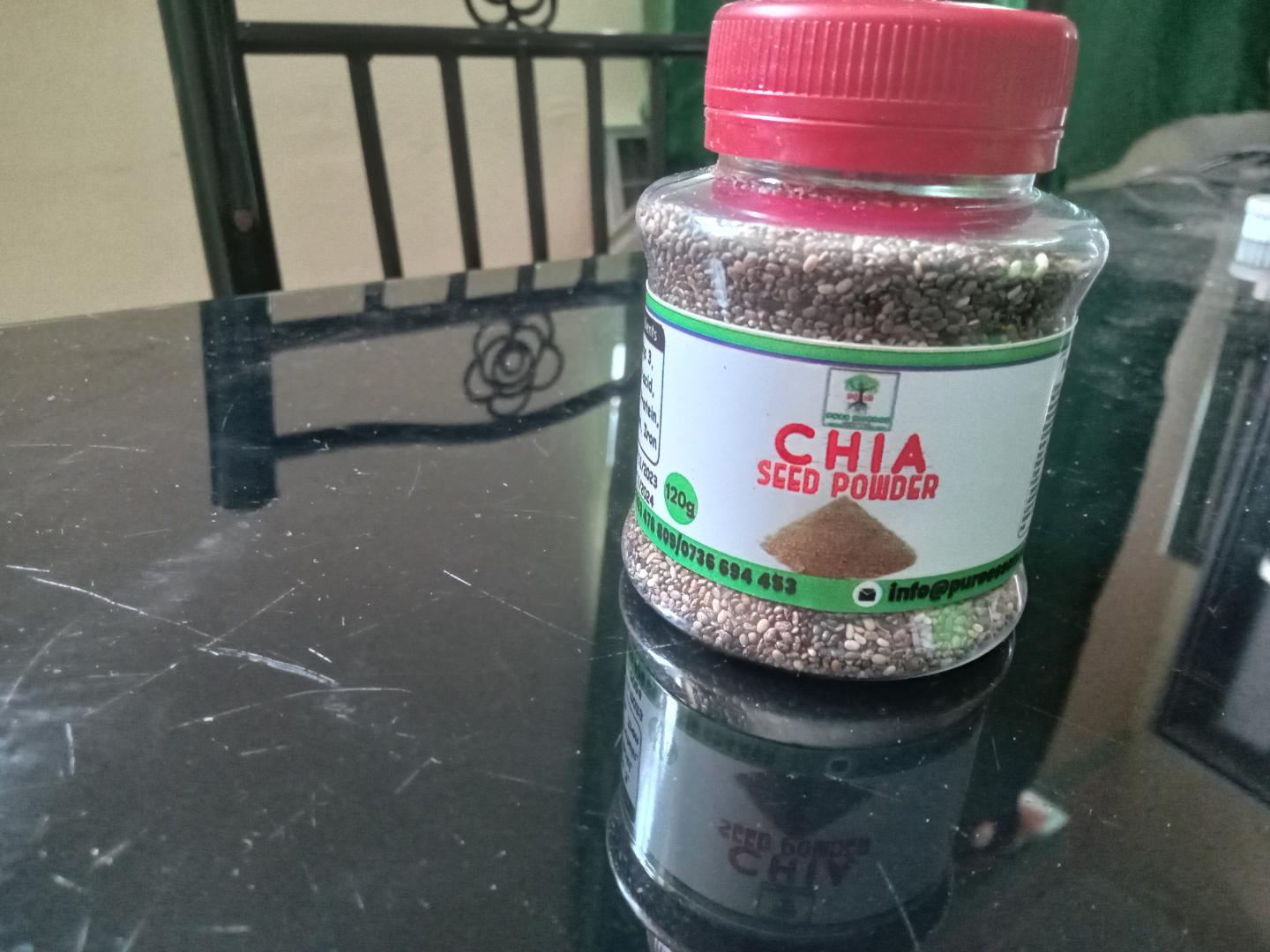 CHIA SEEDS.  Chia seeds are tiny, nutrient-dense seeds from the Salvia hispanica plant. Rich in omega-3 fatty acids, fiber, protein, and antioxidants, they absorb water and form a gel-like consist