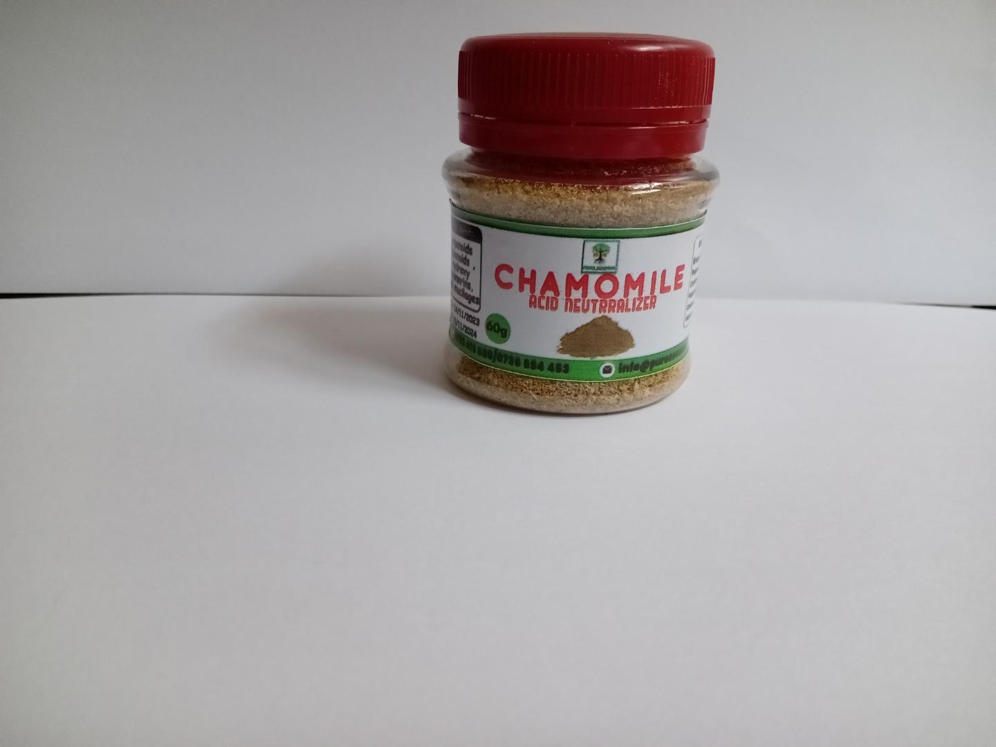 CHAMOMILE POWDER Chamomile powder is a versatile ingredient derived from dried chamomile flowers, known for its calming properties. It's perfect for baking, cooking, and DIY skin care, offering benefi