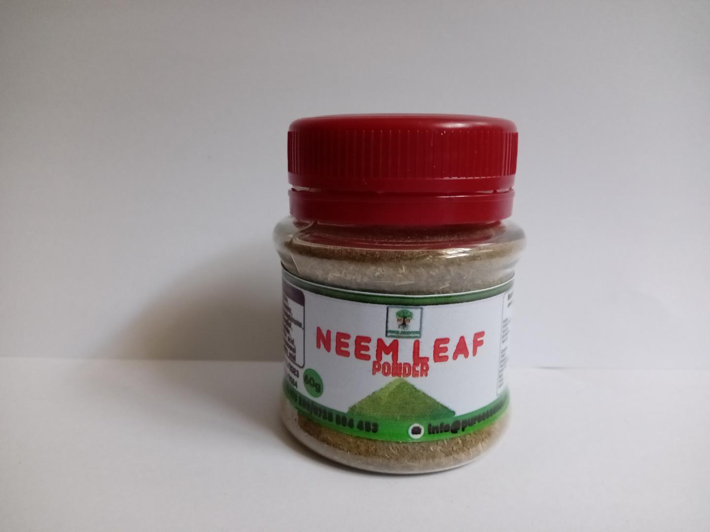 NEEM LEAF POWDER/MWARUBAINE  is an evergreen tree with a well-earned reputation for being the most potent medicinal flora in the world. The neem tree is known in Ayurveda as nature’s ph