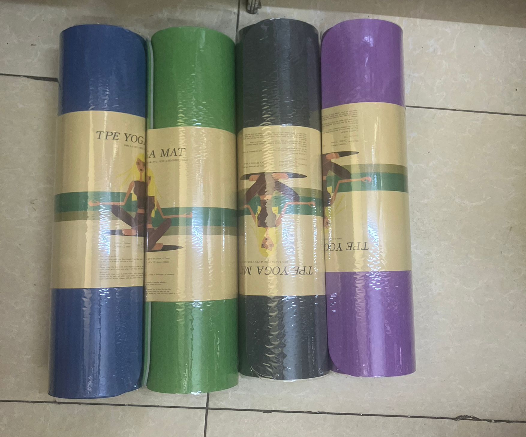 Yoga mat 10mm, Non - slip