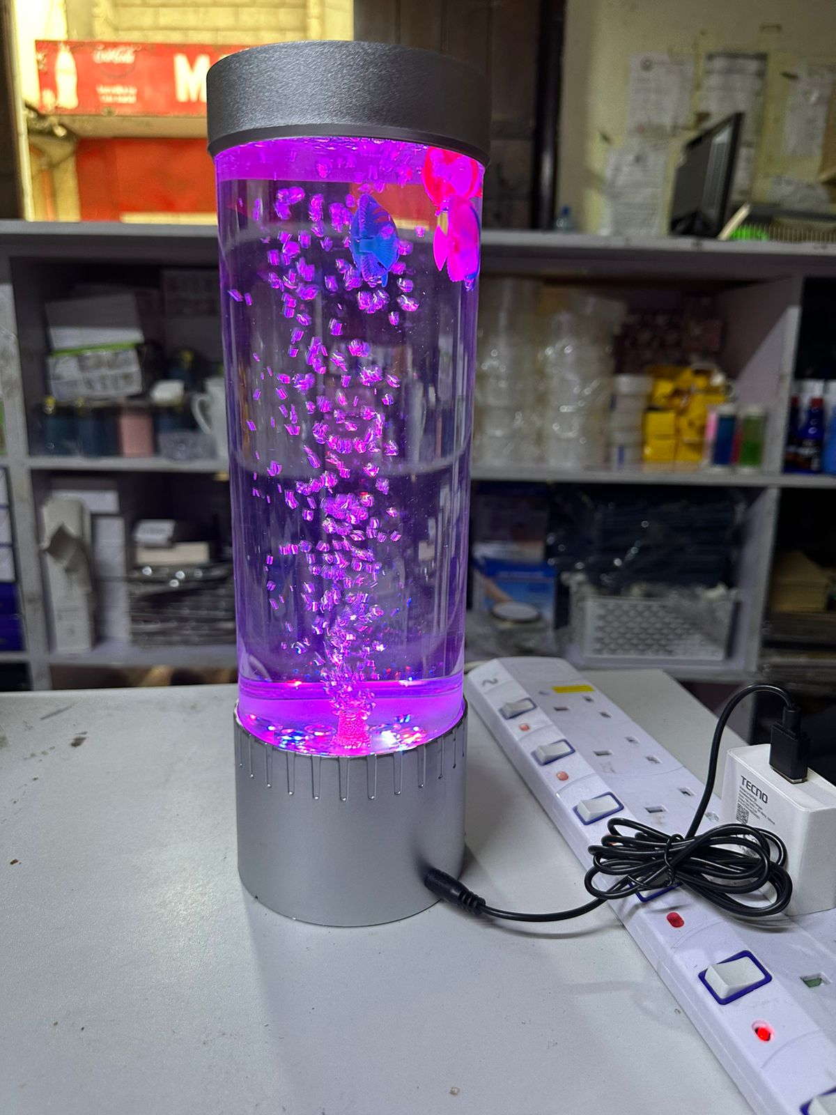 LED Bubble Fish Lamp decor 2.5 liters